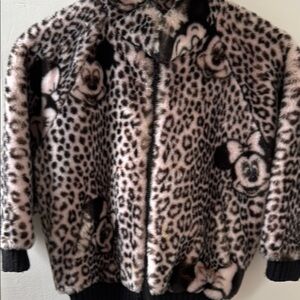 Vintage Paris Leopard Print Disney Jacket
